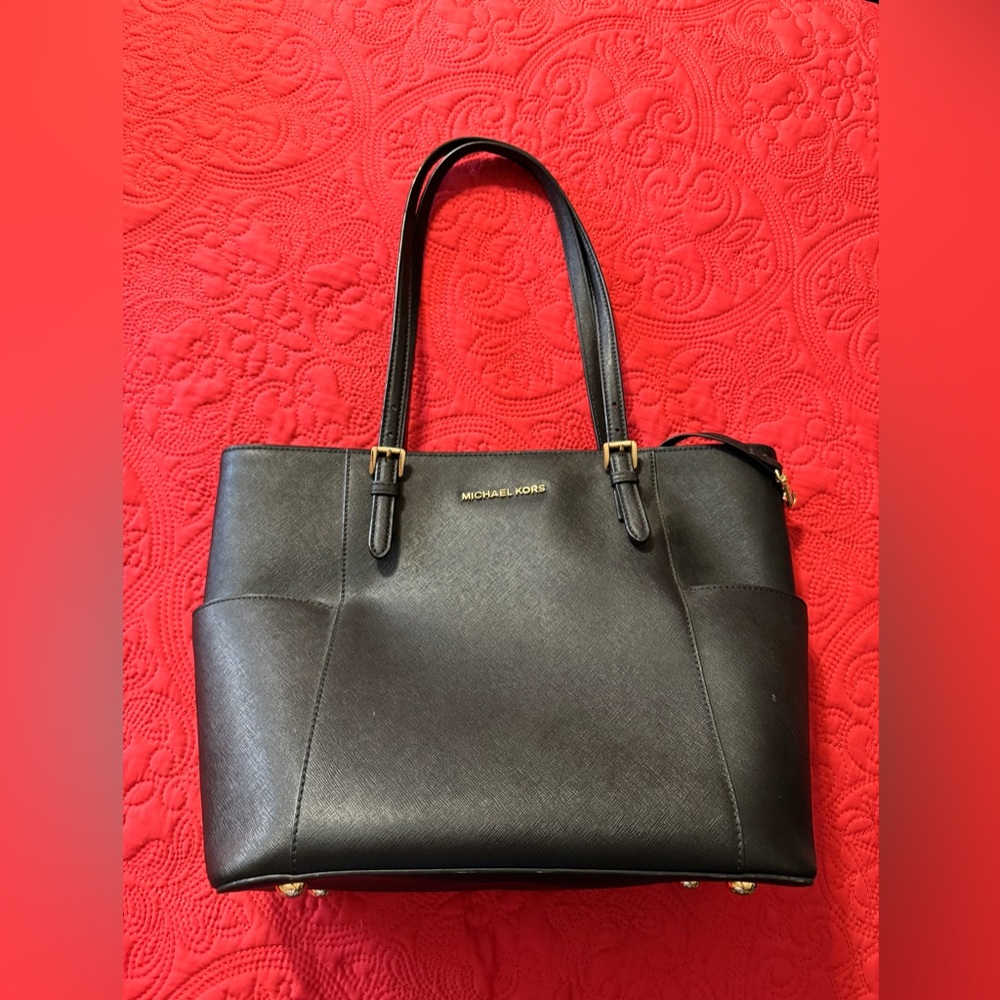 Michael Kors Jet Set Travel Large Saffiano Leather Tote Bag